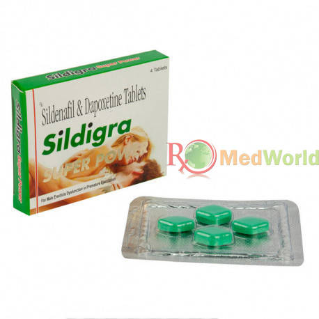 Sildenafil & Dapoxetine (Sildigra Super Power)